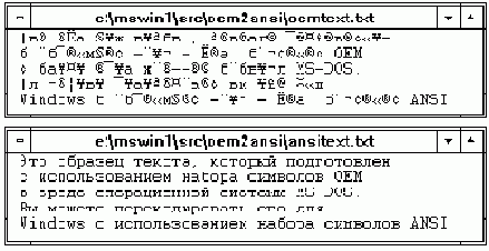 Приложение OEM2ANSI